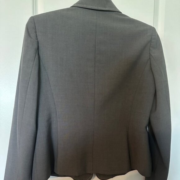 ANNE KLEIN SUIT 2PC GRAY PANTSUIT. SIZE 12 - Picture 3 of 5